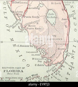 Un'immagine a pagina 151 di "area geografica avanzata", con una mappa geografica, incentrata su specifiche caratteristiche regionali o globali descritte nel libro. Foto Stock