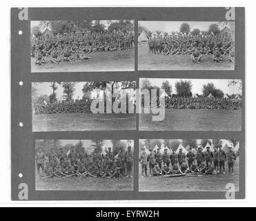 Questa immagine, tratta da "Canadian Official War Photographs volume 2", raffigura scene legate alla storia militare canadese, mostrando fotografie ufficiali scattate durante la guerra, mettendo in evidenza le esperienze dei soldati canadesi. Foto Stock