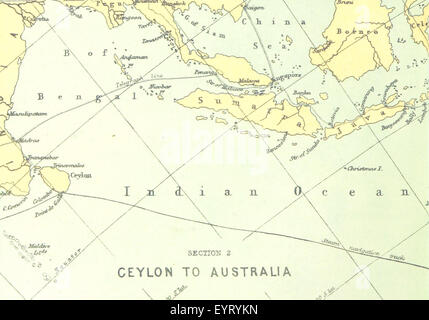 Mappa '.' estratte da Flickr 11187758405 ID immagine presa da pagina 198 di "Le Isole Britanniche Foto Stock