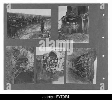 Questa immagine della collezione Canadian War Memorials Fund raffigura fotografie ufficiali di guerra degli sforzi militari canadesi durante la guerra, illustrando soldati, attrezzature e momenti chiave di conflitto. Foto Stock