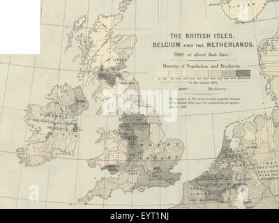 Mappa '.' estratte da Flickr 11201778603 ID immagine presa da pagina 239 del manuale di geografia commerciale' Foto Stock