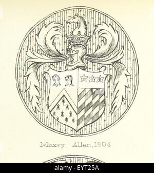 Un'immagine tratta da pagina 247 di "The Church Heraldry of Norfolk", che illustra stemmi trovati su asini e monumenti di Norfolk, con note dettagliate sulle iscrizioni. Foto Stock