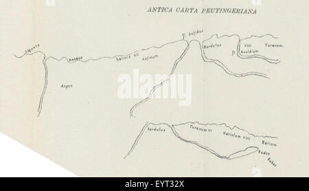 Mappa '.' estratte da Flickr 11222606334 ID immagine presa da pagina 264 di 'Storia della Città di Foto Stock