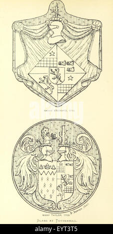 Immagine da pagina 276 di "The Church Heraldry of Norfolk", che mostra descrizioni dettagliate degli stemmi trovati nelle chiese della contea, con illustrazioni e iscrizioni. Foto Stock