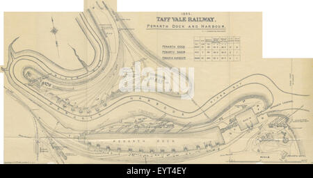 Mappa '.' estratte da Flickr 11236009544 ID immagine presa da pagina 290 di Cardiff un manuale illustrato Foto Stock