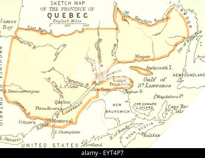 Mappa '.' estratte da Flickr 11248837106 ID immagine presa da pagina 296 di " Canada una enciclopedia di Foto Stock