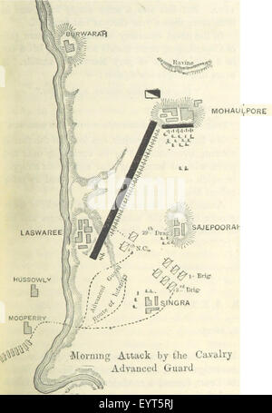 Mappa '.' estratte da Flickr 11168588485 ID immagine presa da pagina 317 del '[British battaglie su terra Foto Stock