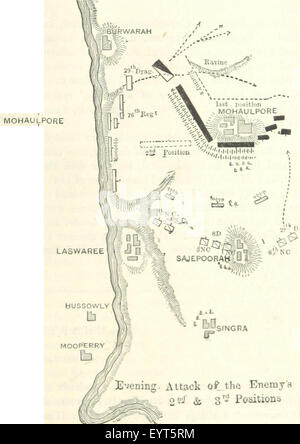 Mappa '.' estratte da Flickr 11168588485 ID immagine presa da pagina 317 del '[British battaglie su terra Foto Stock