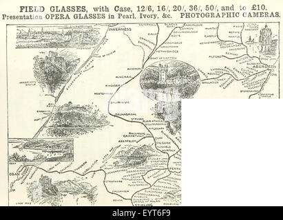 Mappa '.' estratte da Flickr 11195527545 ID immagine presa da pagina 334 di 'Macdonald la Scottish turisti' Guide Foto Stock