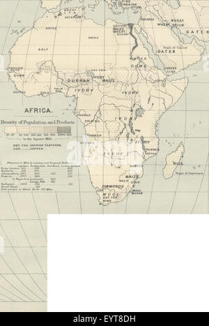 Mappa '.' estratte da Flickr 11217826025 ID immagine presa da pagina 393 del '[Handbook di geografia commerciale]' Foto Stock