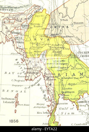 Mappa '.' estratte da Flickr 11242296376 ID immagine presa da pagina 457 di "pittoresco Birmania, passato e Foto Stock