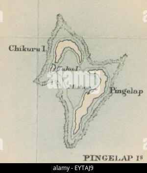 Immagine presa da pagina 487 di "Le Isole Caroline. Viaggi in Mare delle terre poco ... Con illustrazioni ... e ... mappe, etc' immagine presa da pagina 487 di " Caroline Islands Travel Foto Stock