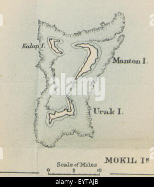 Immagine presa da pagina 487 di "Le Isole Caroline. Viaggi in Mare delle terre poco ... Con illustrazioni ... e ... mappe, etc' immagine presa da pagina 487 di " Caroline Islands Travel Foto Stock