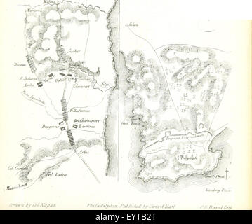 Mappa '.' estratte da Flickr 11019773605 ID immagine presa da pagina 509 di " Storia della guerra Foto Stock