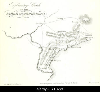 Mappa '.' estratte da Flickr 11020342494 ID immagine presa da pagina 509 di " Storia della guerra Foto Stock