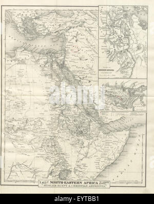 Egitto musulmani e cristiani; Abissinia o, servizio militare sotto il Khedive, nelle sue province e al di là dei loro confini, come sperimentato dal personale americano immagine presa da pagina 519 di 'Moslem Egitto e Christian Foto Stock