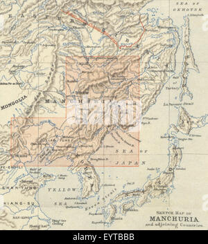 Mappa '.' estratte da Flickr 11194556694 ID immagine presa da pagina 519 di 'La lunga montagna bianca; Foto Stock