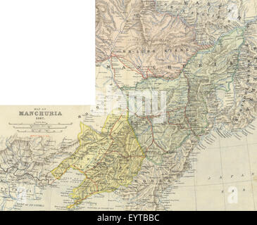 Mappa '.' estratte da Flickr 11194556694 ID immagine presa da pagina 519 di 'La lunga montagna bianca; Foto Stock