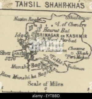 Mappa '.' estratte da Flickr 11231204744 ID immagine presa da pagina 519 di "valle del Kashmir Foto Stock