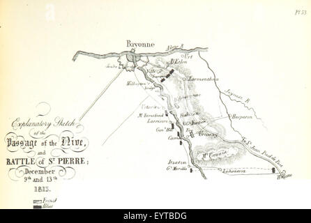 Mappa '.' estratte da Flickr 11019834295 ID immagine presa da pagina 523 di " Storia della guerra Foto Stock