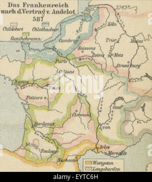Mappa '.' estratte da Flickr 11202451433 ID immagine presa da pagina 567 di "Bibliothek deutscher Geschichte Foto Stock