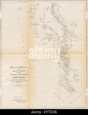 Immagine presa da pagina 603 di "Reisen im Gebiete des blauen und weissen nullo, im egyptischen Sudan und den angrenzenden Negerländern in den Jahren 1869 bis 1873. ... Mit 36 Tafeln, etc' immagine presa da pagina 603 di "Reisen im Gebiete des Foto Stock