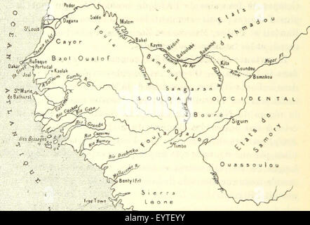 Mappa '.' estratte da Flickr 11222799036 ID immagine presa da pagina 712 di 'Manuel de géographie commerciale Foto Stock