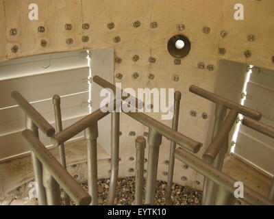 Anello di gas nel sistema di torcia di tipo chiuso, l'aspetto. Un rivestimento asbestine in una torcia. Foto Stock