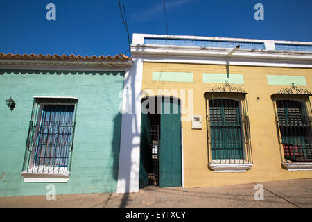 Vecchia città coloniale. Venezuela, Ciudad Bolivar è una delle più belle città coloniali in Venezuela. Foto Stock