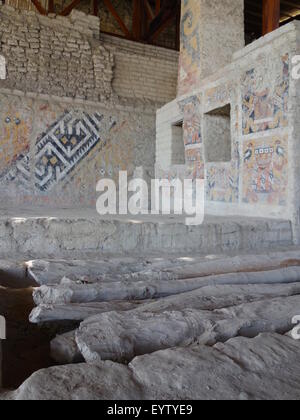 Il El Brujo complesso archeologico, a nord di Trujillo in La Libertad provincia, Perù. Foto Stock