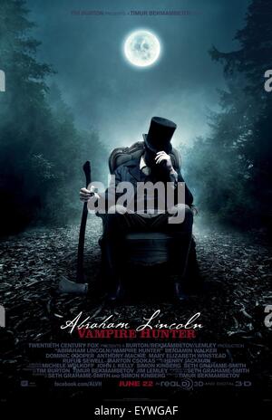 Abraham Lincoln: Vampire Hunter ; Anno : 2012 Stati Uniti ; Direttore : Timur Bekmambetov ; poster (USA) Foto Stock