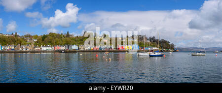 Tobermory Harbour, Isle of Mull, Ebridi Interne, Argyll and Bute, Scotland, Regno Unito, Europa Foto Stock