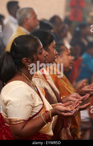 Il Tamil celebrazione cattolica, Antony, Francia, Europa Foto Stock