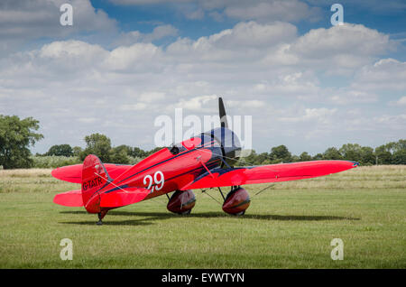 Curtiss Wright aria di viaggio nave misteriosa Replica G-TATR presso Old Buckenham Foto Stock