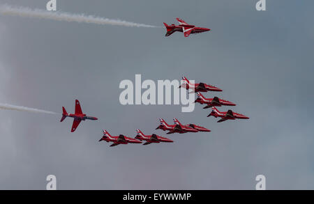 Battaglia di Bretagna settantacinquesimo anniversario tenutosi Airshow a Biggin Hill nel Kent, Inghilterra. Foto Stock