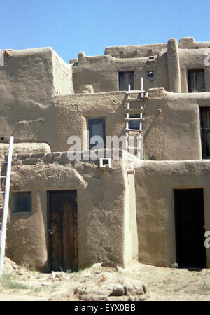 pueblo di Taos Foto Stock