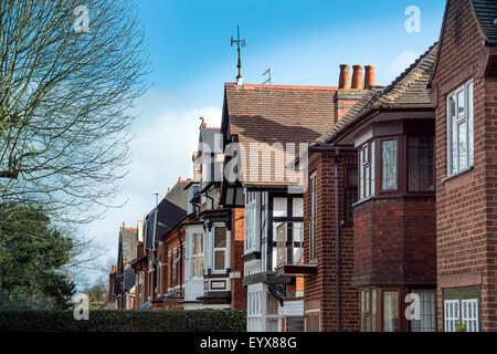 Viste generali di Moseley che viene presentato nel tratto urbano di 'luoghi migliori per vivere' UK Foto Stock