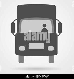 Carrello di carico icona web illustrazione vettoriale Illustrazione Vettoriale