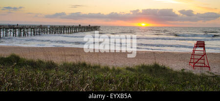 Sunrise Flagler Beach, Florida Foto Stock