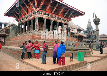 Patan Durbar Square, Nepal, Kathmandu, Patan Foto Stock