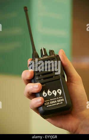 walkie-talkie Foto Stock