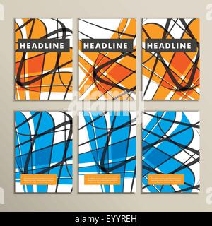 Vettore linee nere su uno sfondo luminoso Illustrazione Vettoriale