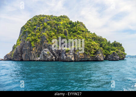 Le Isole Phi Phi, sul Mare delle Andamane, provincia di Krabi, Thailandia Foto Stock