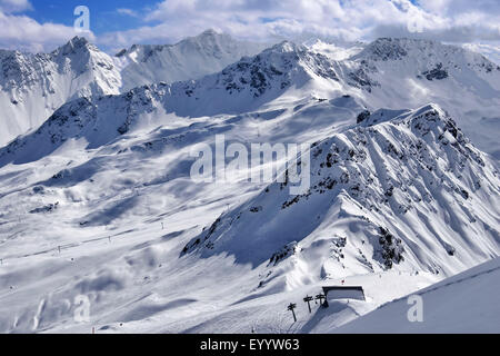 Paesaggio Di Inverno vicino a Arosa in Svizzera La Svizzera, Arosa Foto Stock