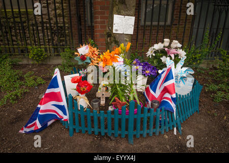 Passato oscuro di Shankill area nella parte occidentale di Belfast Foto Stock