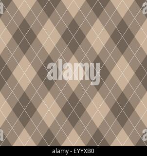 Seamless argyle pattern. Rombi sfondo. Illustrazione Vettoriale
