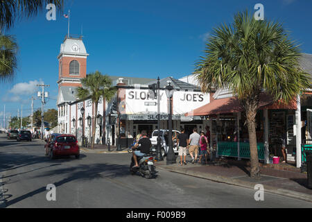 JOES SLOPPY LANDMARK BAR Duval Street Key West Florida USA Foto Stock