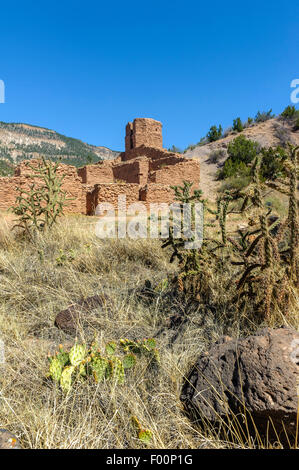 Jemez Pietra Miliare Storica Nazionale. Nuovo Messico. Stati Uniti d'America Foto Stock