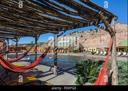 Ojo Caliente sorgenti minerali Resort & Spa. Ojo, Caliente, Nuovo Messico. Stati Uniti d'America Foto Stock