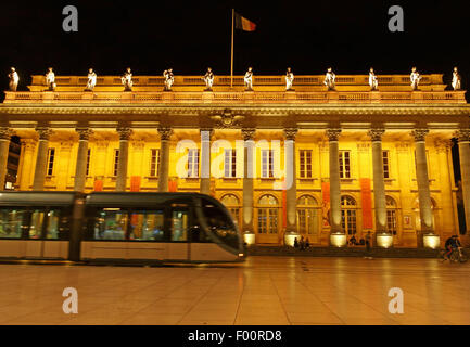 Opera National de Bordeaux (Grand Theatre), Bordeaux, Francia Foto Stock